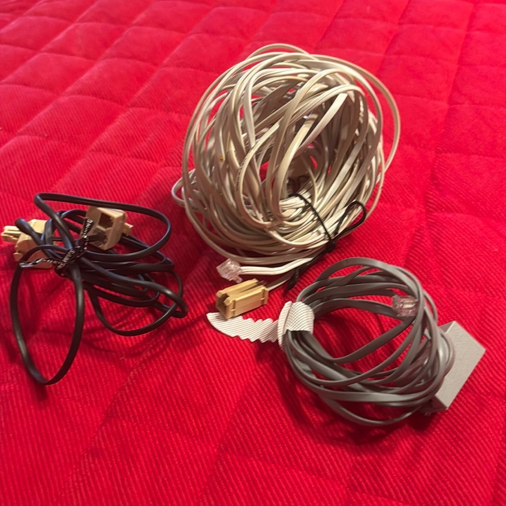 Vintage Phone Cords & Connectors